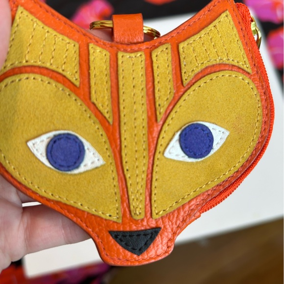 *Jonathan Adler* Fox leather coin purse - Picture 5 of 8